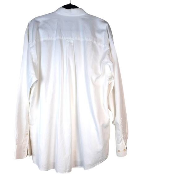 CUTTER & BUCK DRESS SHIRT MEN'S XL WHITE BUTTON DOWN COLLARED POCKET LONG SLEEVE - Picture 6 of 10